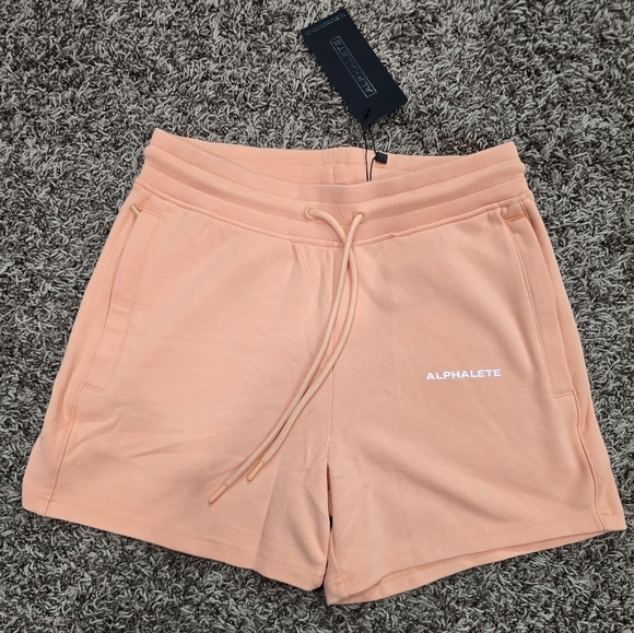 Alphalete Pants - Alphalete Women's Essential Core Shorts 4" Orange Frost NWT